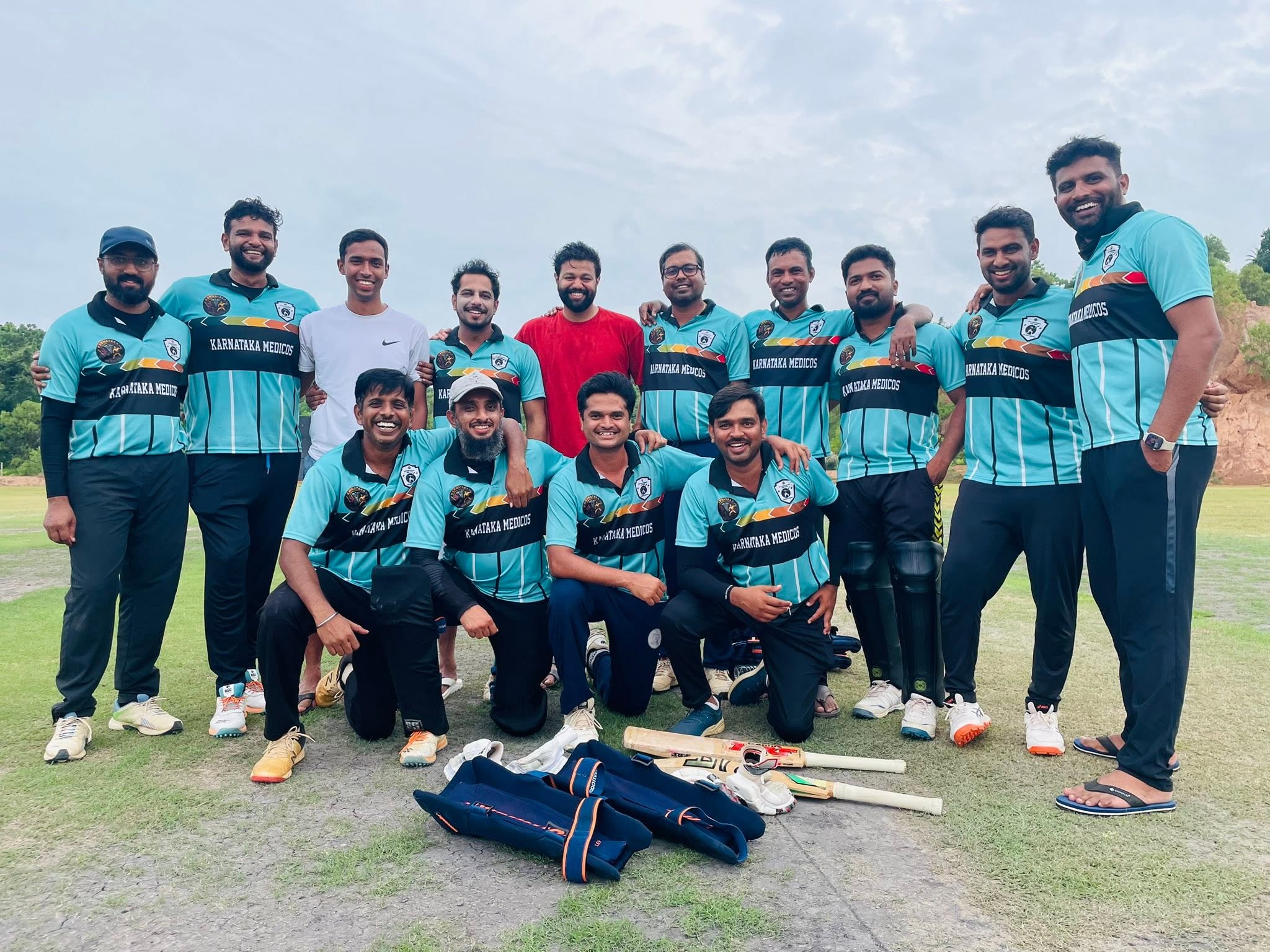 International Doctors T20 Cricket Tournament match action at DHH Turf Cricket Grounds Negombo — photo 2